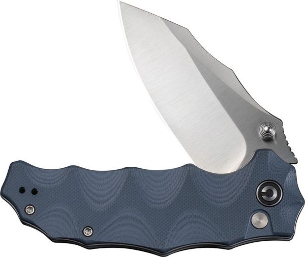 Civivi Natterjack Button Lock Blue G10 Folding Knife