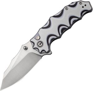 Civivi Natterjack Button Lock Black/White G10