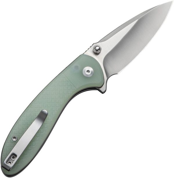 Civivi Faeger Button Lock Jade G10 Fixed Blade