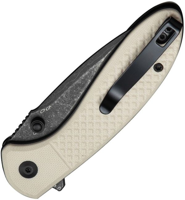 Civivi Faeger Damascus Fixed Blade Ivory G10