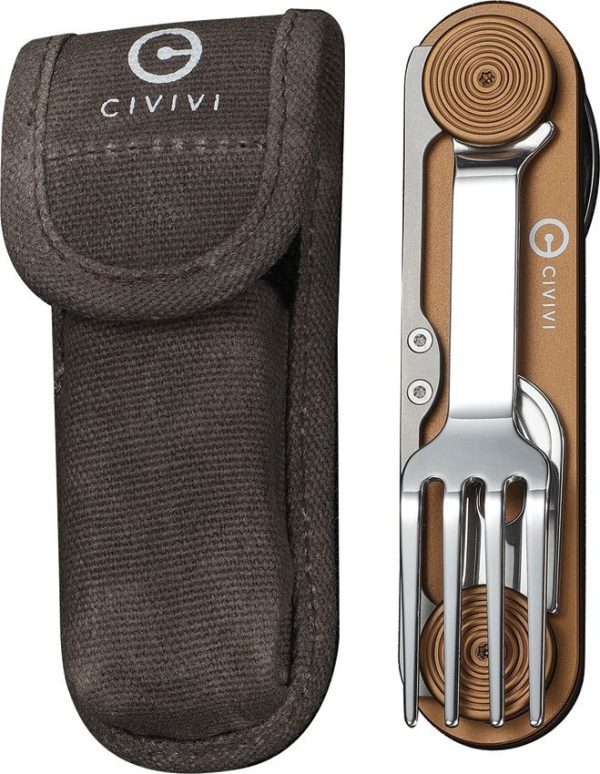 Civivi Partake Multi Tool Coyote Aluminum Nesting