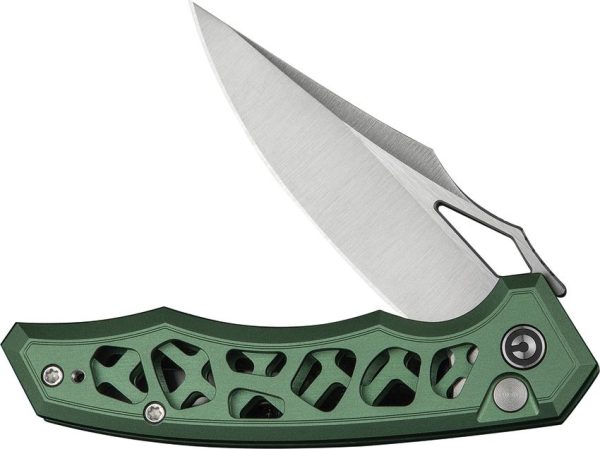 Civivi Anaaki Button Lock Green Nitro V