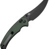 Civivi Sixgill Crossbar Lock Green Micarta Folding Knife