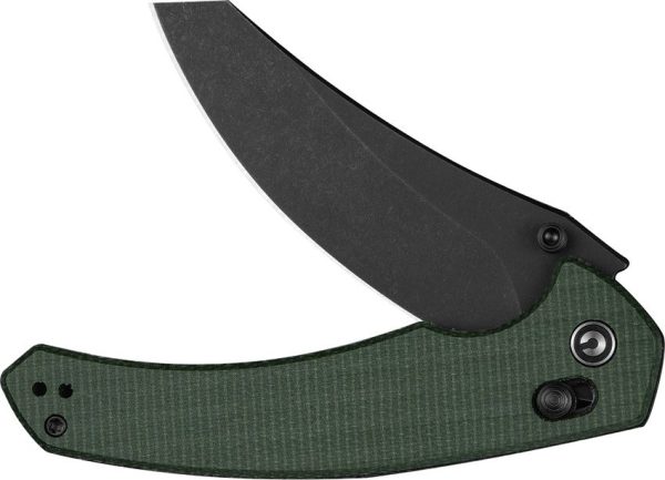 Civivi Sixgill Crossbar Lock Green Micarta Folding Knife