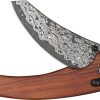 Civivi Sixgill Crossbar Lock Damascus Brown Wood