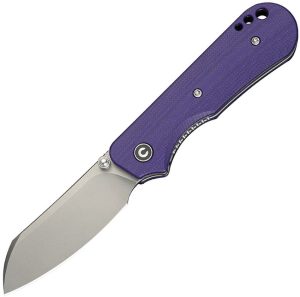 Civivi Crabby Linerlock Purple G10 Folding Knife