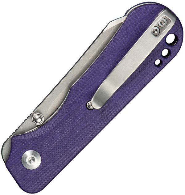 Civivi Crabby Linerlock Purple G10 Folding Knife