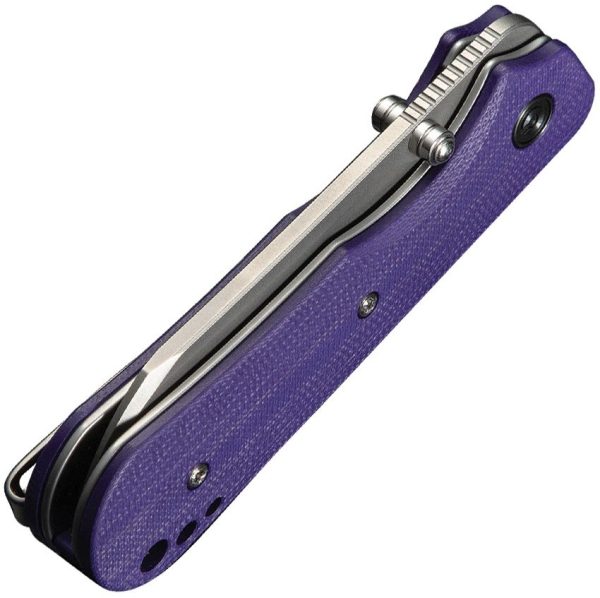 Civivi Crabby Linerlock Purple G10 Folding Knife