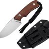Civivi Gander Fixed Blade Brown Wood Full Tang