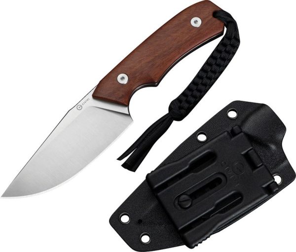 Civivi Gander Fixed Blade Brown Wood Full Tang