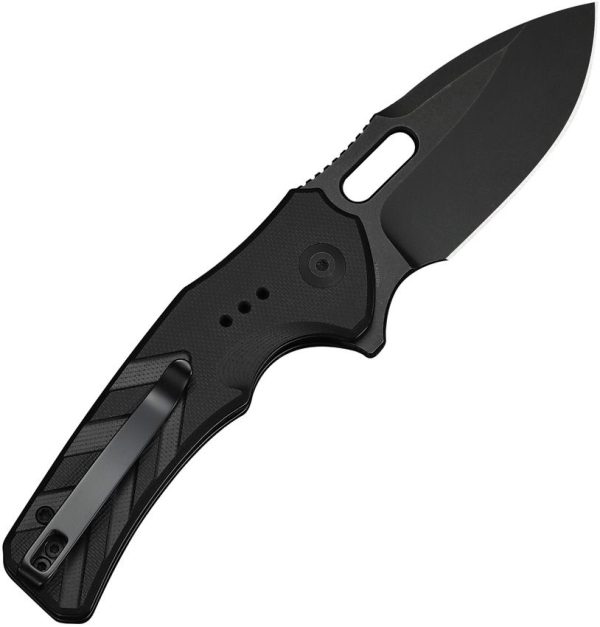 Civivi Vexron Button Lock Black G10 Drop Point