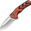 Civivi Vexron Button Lock Orange/Black Drop Point