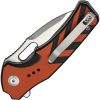 Civivi Vexron Button Lock Orange/Black Drop Point