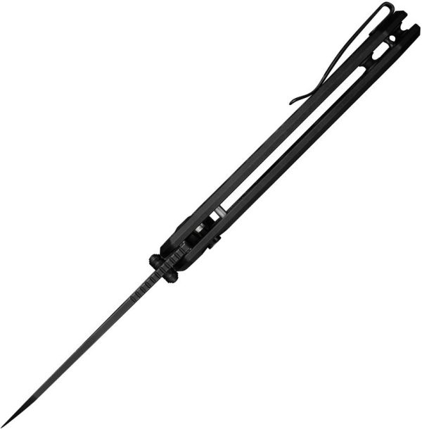 Civivi Pragma Prime Button Lock - Black Aluminum