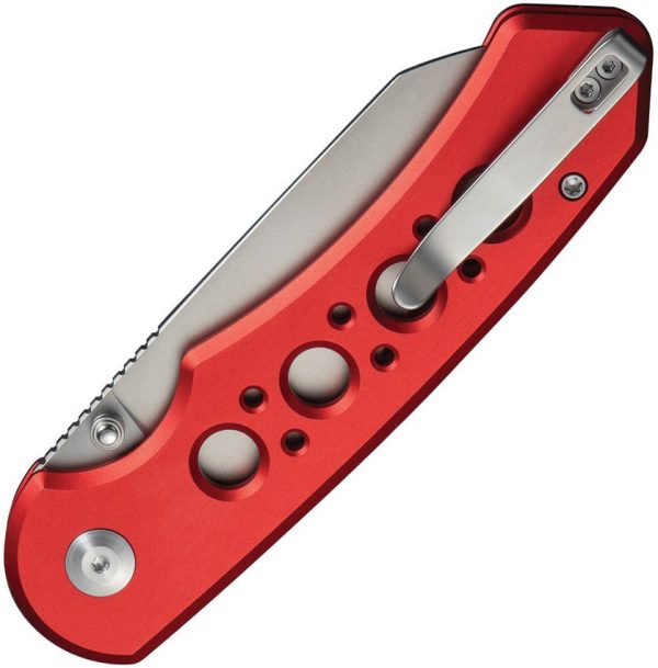 Civivi Pragma Prime Button Lock - Red Aluminum