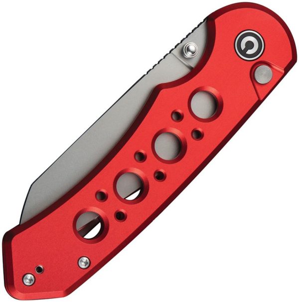 Civivi Pragma Prime Button Lock - Red Aluminum