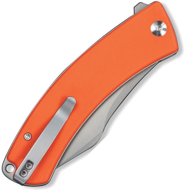 Civivi Outlaw Muk Button Lock - Orange G10