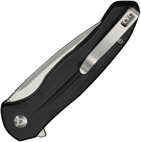 Civivi Kitefin Button Lock Folding Knife Black Aluminum