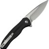 Civivi Kitefin Button Lock Folding Knife Black Aluminum