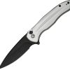 Kitefin Button Lock Silver Al