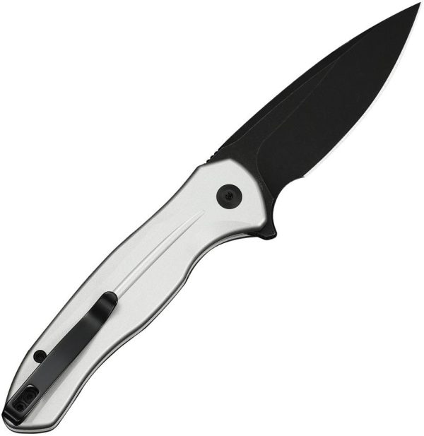Kitefin Button Lock Silver Al