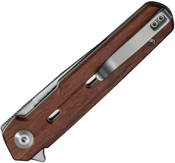 Civivi Navo Linerlock Folding Knife Brown Wood