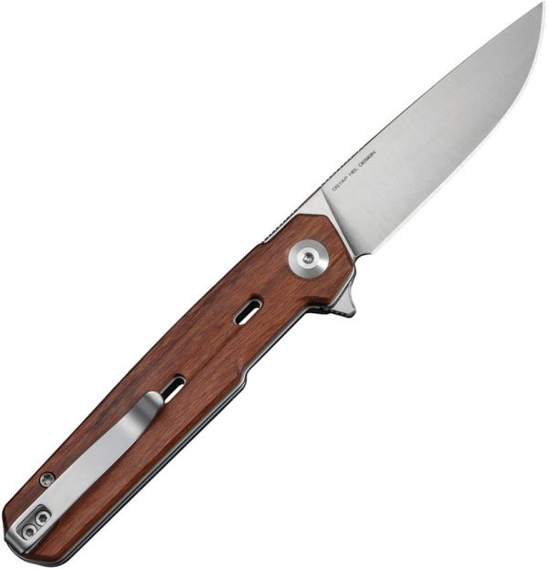 Civivi Navo Linerlock Folding Knife Brown Wood