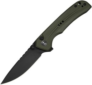 CIVC25023C2.jpg Civivi Tarask Button Lock Folding Knife OD Green G10
