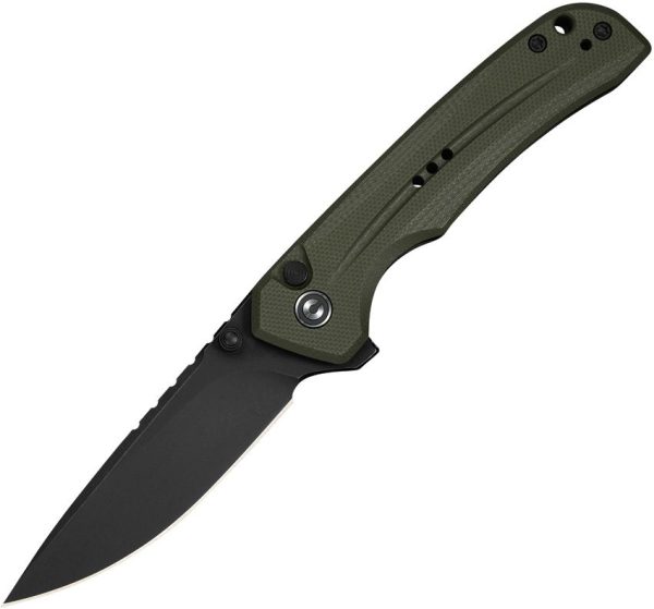Civivi Tarask Button Lock Folding Knife OD Green G10