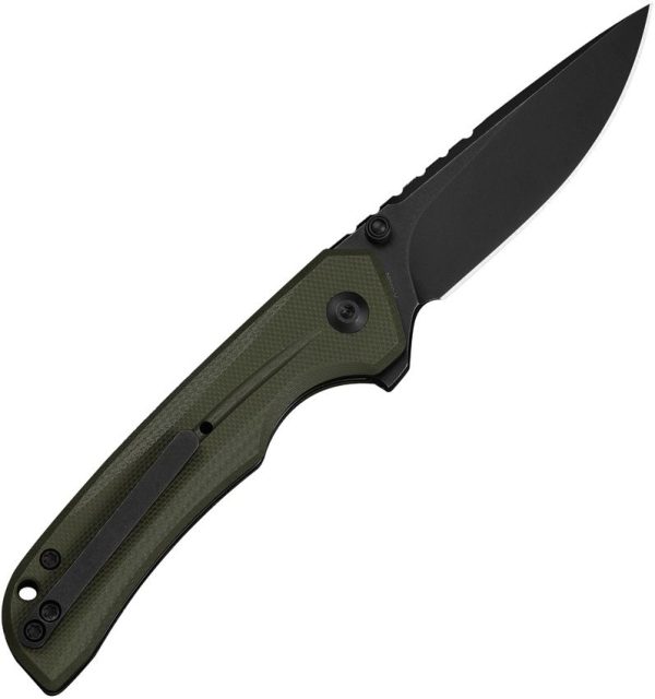 Civivi Tarask Button Lock Folding Knife OD Green G10