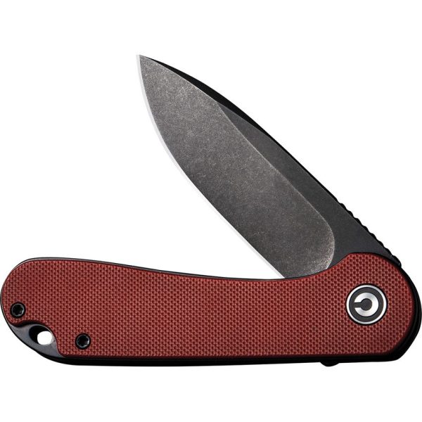 Civivi Elementum Linerlock Burgundy G10