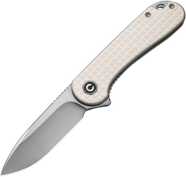 CIVC907A3.jpg Civivi Elementum Linerlock Ivory G10 Frag Pattern