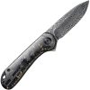 Civivi Elementum Damascus Linerlock Golden Shred Handle