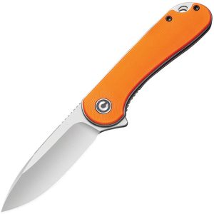 CIVC907R.jpg Civivi Elementum Linerlock D2 Orange G10 Folding Knife