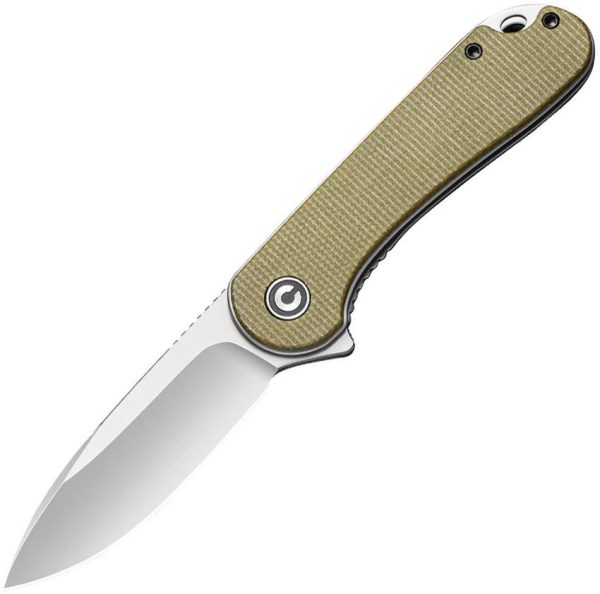 Civivi Elementum Linerlock D2 Olive Micarta Folding Knife