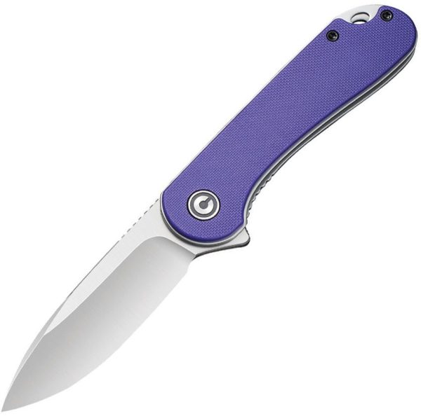 Civivi Elementum Linerlock - Satin D2 Purple G10 Handle