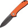 CIVC907Y.jpg Civivi Elementum Linerlock - Black Stonewash D2 Orange G10