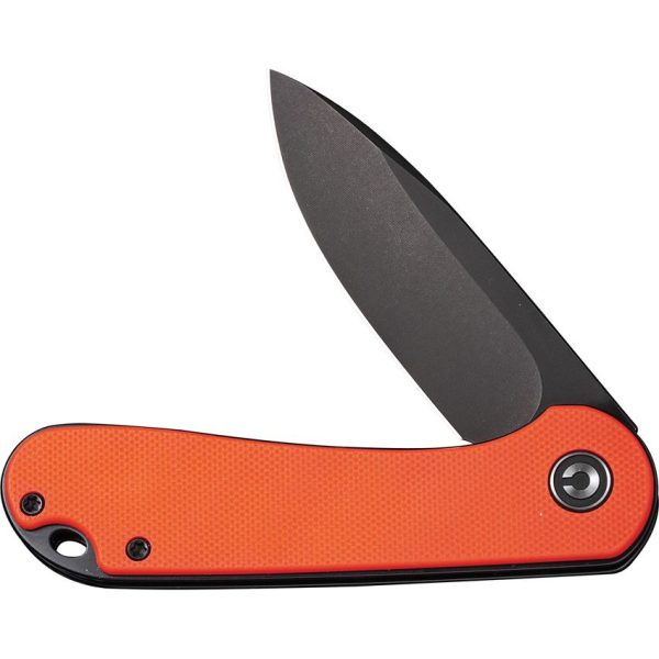CIVC907Y_add_02.jpg Civivi Elementum Linerlock - Black Stonewash D2 Orange G10