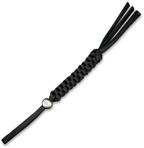Civivi Sphere Paracord Lanyard Gray - Titanium Bead