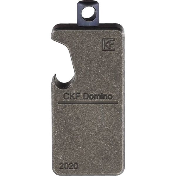 Custom Knife Factory Domino Bottle Opener Titanium