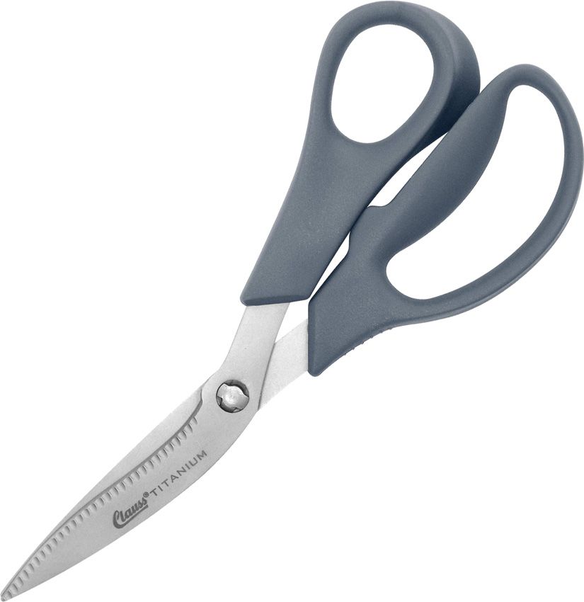 Clauss All Purpose Shears 8.5 inch Titanium Serrated w/ Pouch
