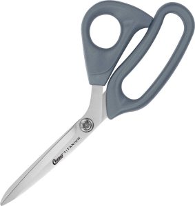 CL18080.jpg Clauss Ultraflex Bent Shear - 9 inches Titanium Oversized