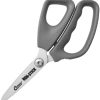 CL19972.jpg Clauss Titanium Non Stick Shear 9in - Gray Rubber Handle
