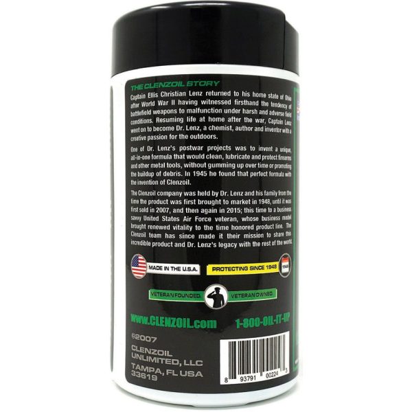 Clenzoil Field and Range Wipes 50 Count - Rust Prevention