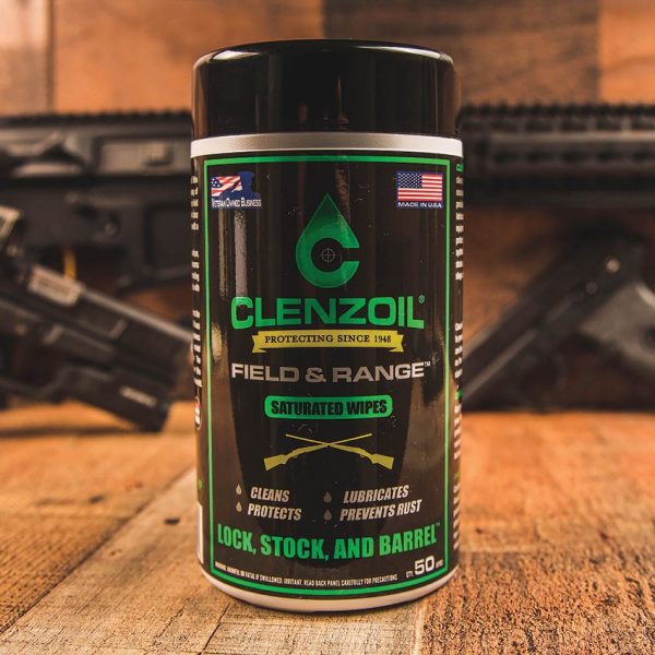 Clenzoil Field and Range Wipes 50 Count - Rust Prevention