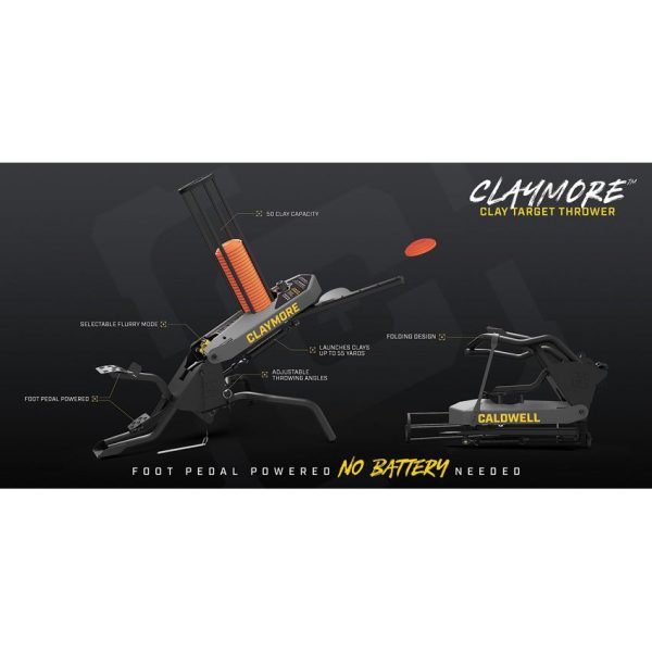 Caldwell Claymore Target Thrower Clay Launcher 50 Capacity
