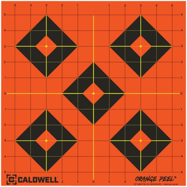 Caldwell Target 12in 25 Pack - Adhesive Reactive Shooting Targets