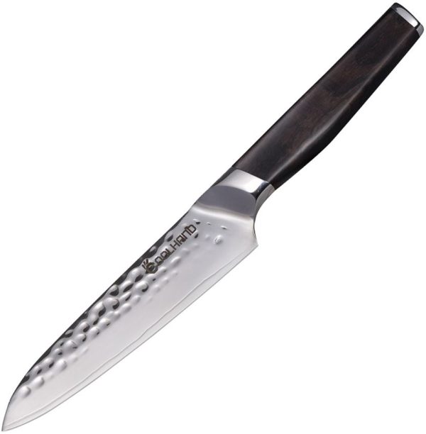 Coolhand Utility Knife Ebony - Hammered 440C Blade