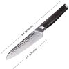Coolhand Utility Knife Ebony - Hammered 440C Blade