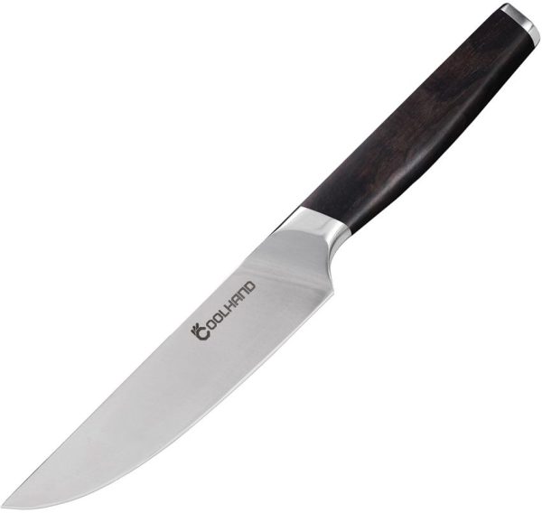 Coolhand Steak Knife Ebony Handle - 5in Satin Blade